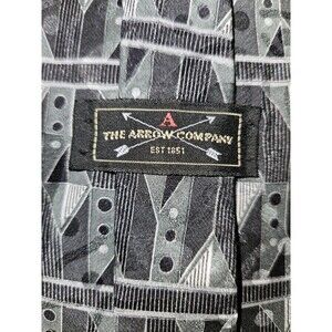 Arrow Company Mens Formal Neck‎ Tie Multicolor 100% Italian Silk